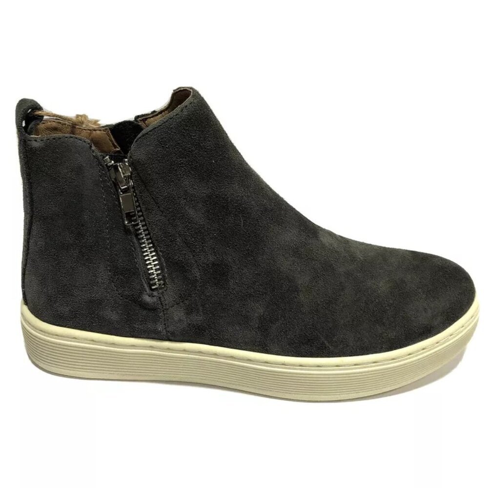 Sofft Women’s Britton Zip Grey Suede Ankle Boots Size 6 M